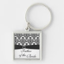 Search for father of the bride key rings Damask