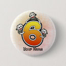 Search for number six badges Funny