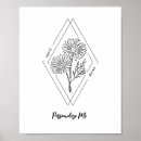 Search for birth name posters Floral