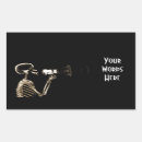 Search for skeleton rectangle stickers Halloween