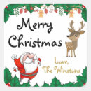 Search for santa and reindeer stickers Cute