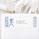 Search for toile return address labels Blue