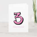 Search for number three cards Third