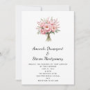 Search for pink peony wedding invitations Vintage