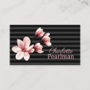 Search for magnolia business cards Black