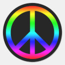 Search for rainbow peace symbol stickers Hippie