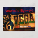 Search for vega postcards Route 66