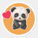 Search for cartoon panda stickers Wildlife