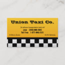 Search for checker taxi business cards Yellow