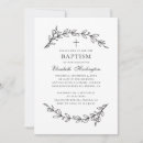 Search for foliage christening invitations Baby
