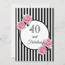 Search for fabulous 40th birthday invitations Roses