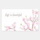 Search for life is beautiful stickers Pink
