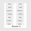 Search for day of the week stickers Cute