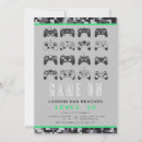 Search for level up party invitations Green