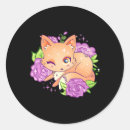 Search for kawaii fox stickers Nature