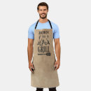 Search for bbq flames aprons Dad