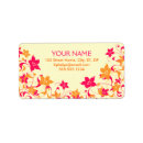 Search for pink orange floral return address labels Garden