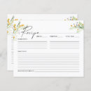 Search for bridal shower recipe cards Bride to be