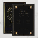Search for tarot wedding invitations Black