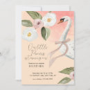 Search for swan princess birthday invitations Floral
