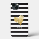 Search for gold black stripe iphone cases White