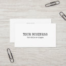 Search for typewriter business cards Copywriter