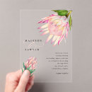 Search for protea wedding invitations Rustic