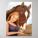 Search for woman and horse posters Western