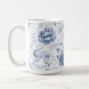 Search for blue botanical mugs White