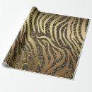 Search for gold zebra wrapping paper Elegant