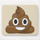 Search for emoji mousepads Poop