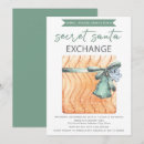 Search for secret santa christmas invitations Green
