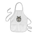 Search for wolf faces aprons Wild