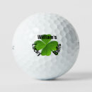 Search for four leaf clover golf balls Lucky
