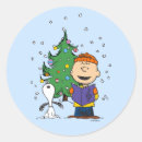 Search for christmas carol stickers Charlie brown