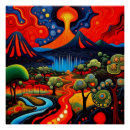 Search for erupting volcano posters Landscape