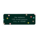 Search for merry bright return address labels Elegant
