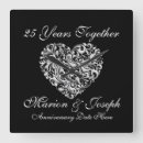 Search for filigree clocks Silver