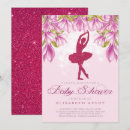 Search for ballerina baby shower invitations Floral
