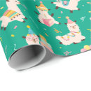 Search for llama birthday wrapping paper Animal