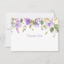 Search for purple bridal thank you cards Lavender