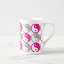 Search for pink and gray mugs Abstract
