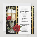 Search for elegant bridal luncheon black gold invitations Bride to be