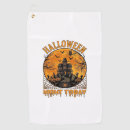 Search for halloween golf towels Designs