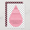 Search for dots baby shower invitations Stripes