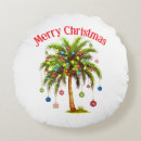 Search for christmas palm tree cushions Santa