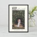 Search for just married wedding announcement cards Minimalist