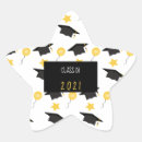 Search for graduation star stickers Black