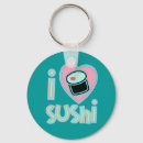 Search for cute sushi key rings Food