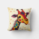 Search for giraffe pattern cushions Whimsical